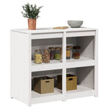 Kitchen Cabinet with Shelf MEPPEL Warm White 106 x 55 x 92 cm