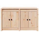 Kitchen Cabinet Brown 106 x 55 x 64 cm Solid Pine wood - Rear View
