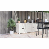 Kitchen Cabinet MEPPEL White 106 x 55 x 64 cm Solid Pine wood - Extra Image