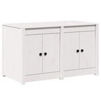 Kitchen Cabinet MEPPEL White 106 x 55 x 64 cm Solid Pine wood
