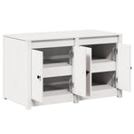 Kitchen Cabinet MEPPEL White 106 x 55 x 64 cm Solid Pine wood
