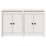 Kitchen Cabinet MEPPEL White 106 x 55 x 64 cm Solid Pine wood