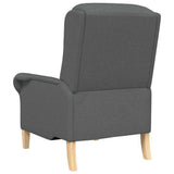 Armchair Dark grey Fabric