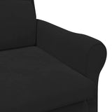 Armchair Black Velvet - Close-Up Angle