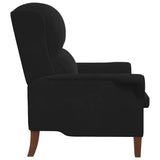 Armchair Black Velvet