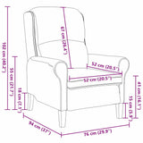 Armchair Black Velvet - Extra Image