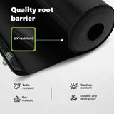 Root Barrier Black 0,7 x 5 m Polyethylene - Rear View