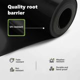 Root Barrier Black 0,7 x 10 m Polyethylene