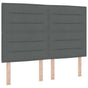 Headboard Dark Grey Fabric