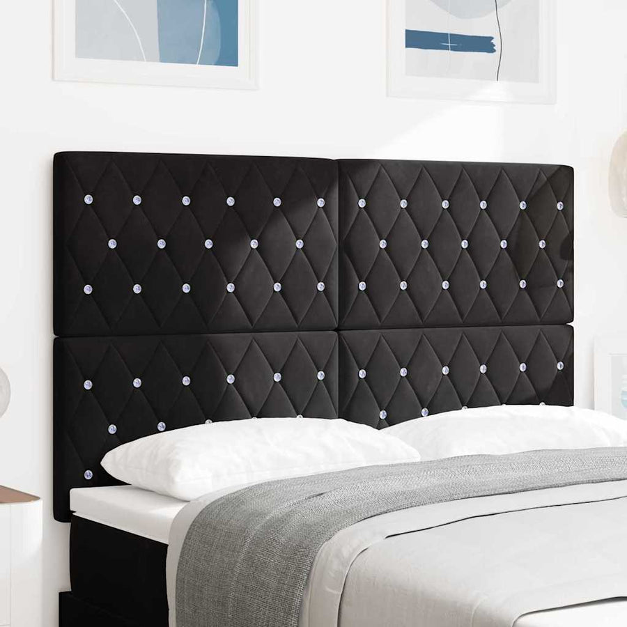 Headboard Black Velvet