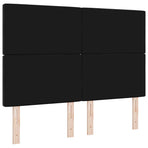 Headboard Black 160 cm Velvet