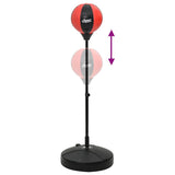 Punching Ball Set with Gloves and Pump Adjustable Height 81-122 cm - Rear View
