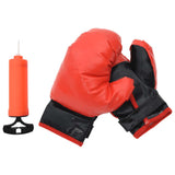 Punching Ball Set with Gloves and Pump Adjustable Height 81-122 cm - Low Angle