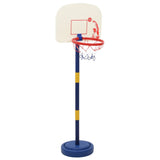 Basketball Stand with Ball and Pump Adjustable Height 90/121 cm - Top-Down View