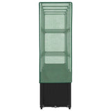 Raised Bed with Greenhouse Cover Rattan Look 160x40x153 cm