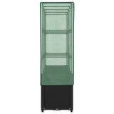 Raised Bed with Greenhouse Cover Rattan Look 160x40x153 cm - 45-Degree Angle