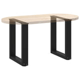Coffee Table Legs U-Shaped 2 pcs Black 28x(42-43) cm Steel - Low Angle