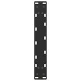 Coffee Table Legs U-Shaped 2 pcs Black 38x(42-43) cm Steel