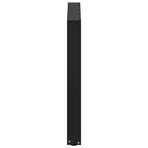 Dining Table Legs U-Shaped 2 pcs Black 80x(72-73) cm Steel