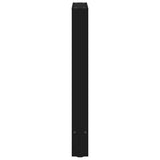 Dining Table Legs Black 2 pcs 60x(72-73) cm Steel - Rear View
