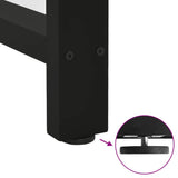 Dining Table Legs Black 2 pcs 60x(72-73) cm Steel - Extra Image