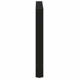 Dining Table Legs Black 2 pcs 70x(72-73) cm Steel