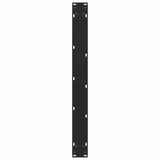 Dining Table Legs Black 2 pcs 70x(72-73) cm Steel