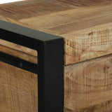 Storage Chests Brown 60 x 30 x 30 cm Solid Mango wood - Low Angle