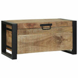 Storage Chests Brown 60 x 30 x 30 cm Solid Mango wood - Side View