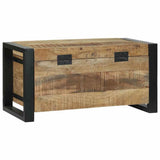 Storage Chests Brown 60 x 30 x 30 cm Solid Mango wood - Close-Up Angle