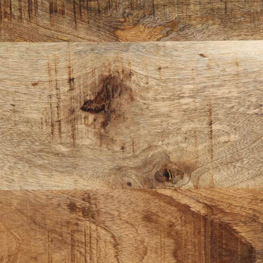 Bench 60x35x45 cm Solid Rough Wood Mango