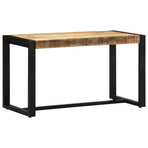 Bench 80x35x45 cm Solid Rough Wood Mango