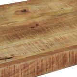Bench Solid Mango Wood - Close-Up Angle