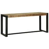 Bench Solid Mango Wood - Side View