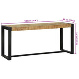 Bench Solid Mango Wood - Extra Image