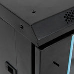 22U Network Cabinet 19" IP20 Black 60x60x120 cm