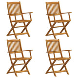 5 Piece Garden Dining Set Solid Wood Eucalyptus