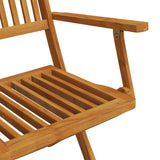 5 Piece Garden Dining Set Solid Wood Eucalyptus - Extra Image