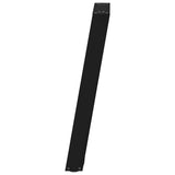 Dining Table Legs U-Shaped 2 pcs Black 60x(72-73) cm Steel - Rear View