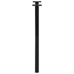 Dining Table Legs X-Shaped 2 pcs Black 57x(72-73) cm Steel