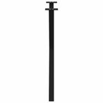 Dining Table Legs X-Shaped 2 pcs Black 80x(72-73) cm Steel