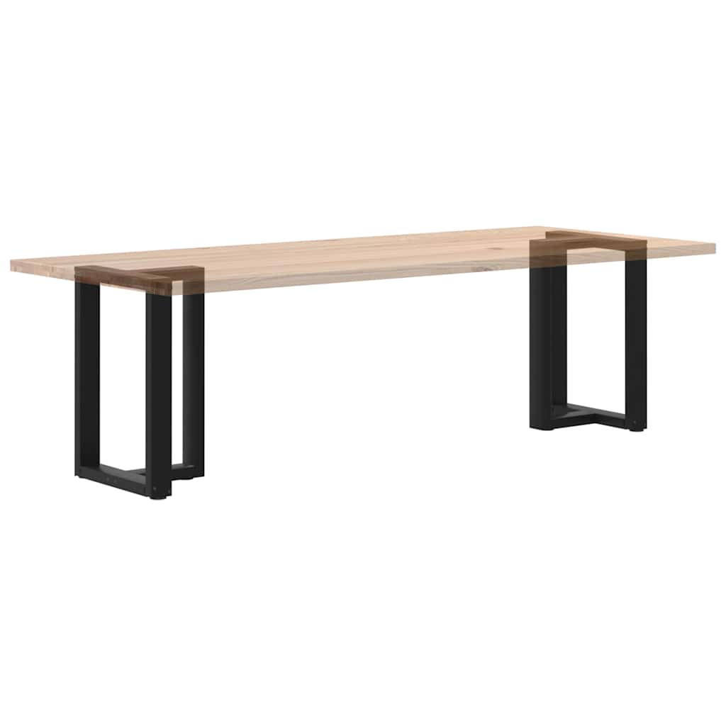 Dining Table Legs T-Shaped 2 pcs Black 60x35x(72-73) cm Steel