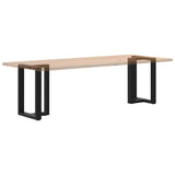 Dining Table Legs T-Shaped 2 pcs Black 60x35x(72-73) cm Steel - Low Angle