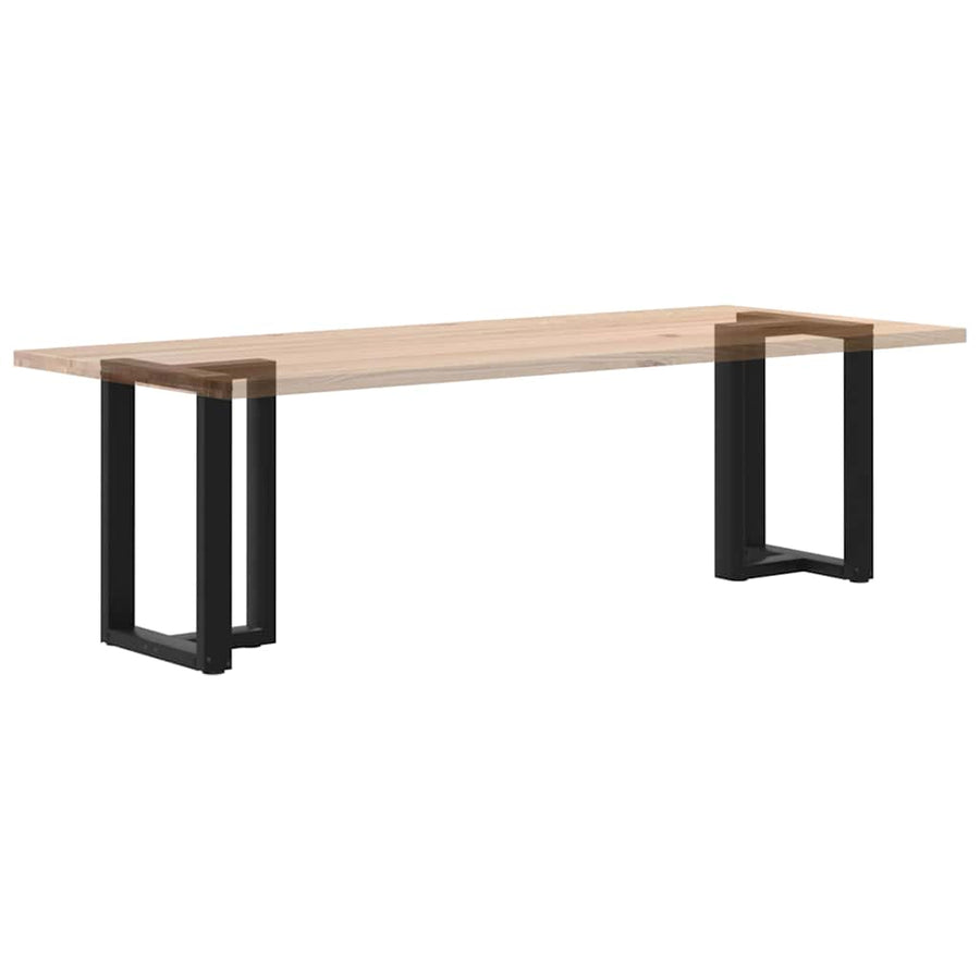 Dining Table Legs T-Shaped 2 pcs Black 60x35x(72-73) cm Steel
