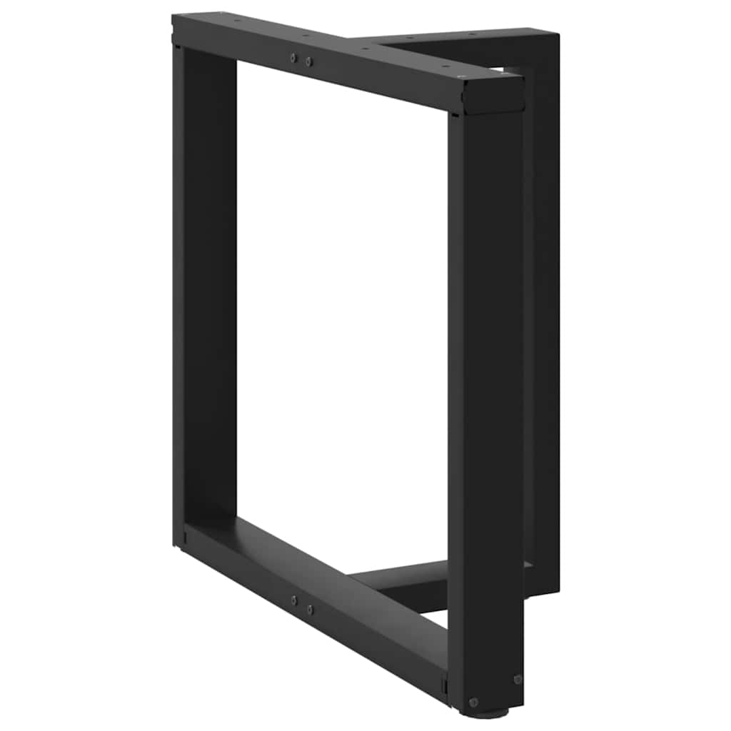 Dining Table Legs T-Shaped? pcs Black 70x35x(72-73) cm Steel