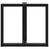 Dining Table Legs T-Shaped? pcs Black 70x35x(72-73) cm Steel