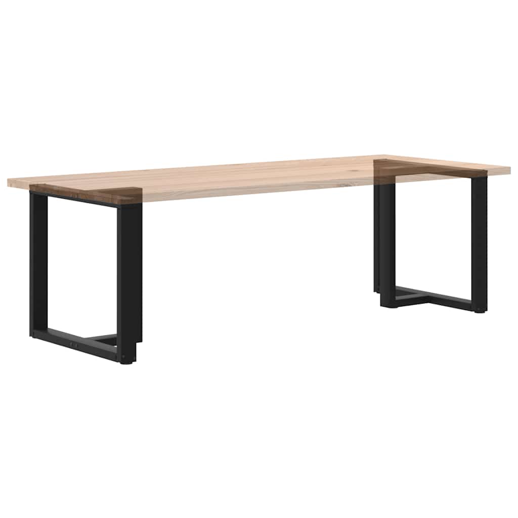 Dining Table Legs T-Shaped? pcs Black 80x35x(72-73) cm Steel