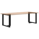 Dining Table Legs T-Shaped? pcs Black 80x35x(72-73) cm Steel