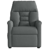 Recliner Chair Dark Grey Fabric - Side View