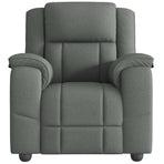 Recliner Chair Dark Grey Fabric
